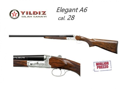 YILDIZ fucile doppietta A6 light cal.28 canne 66 cm