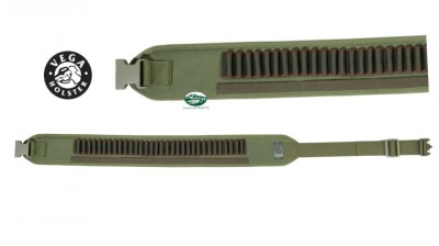 VEGA HOLSTER Cartuccera carabina con fermo verde 2CC34V