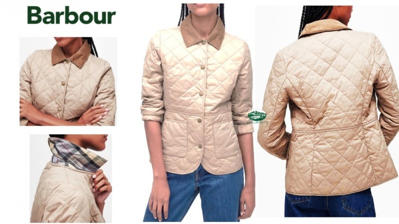 BARBOUR Giacca Deveron trapuntata donna rosa