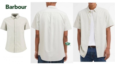 BARBOUR Camicia sartoriale a maniche corte Oxtown
