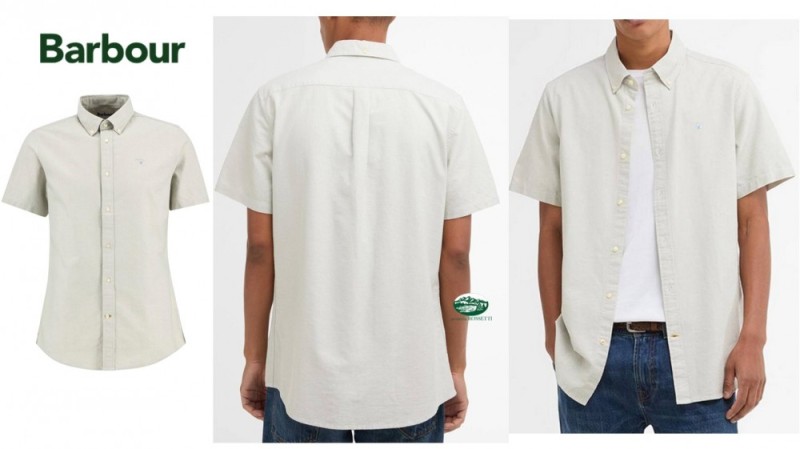 BARBOUR Camicia sartoriale a maniche corte Oxtown