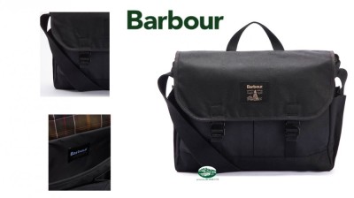 BARBOUR Borsa Field wax olive