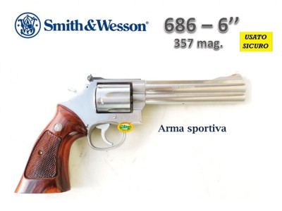 SMITH & WESSON 686 occasione cal.357 mag. 6´´ R.16820