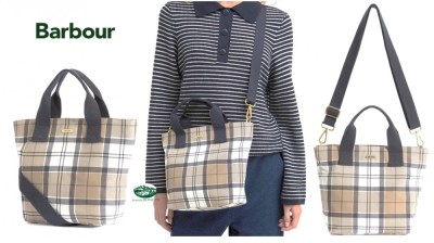 BARBOUR Borsa tote Maisy in tartan donna 