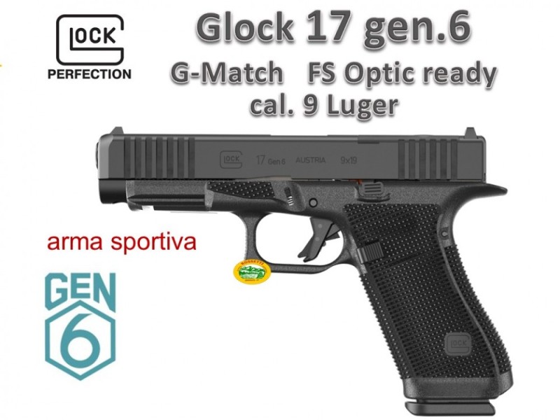 GLOCK 17 gen6 G.Match cal.9x19 FS OR