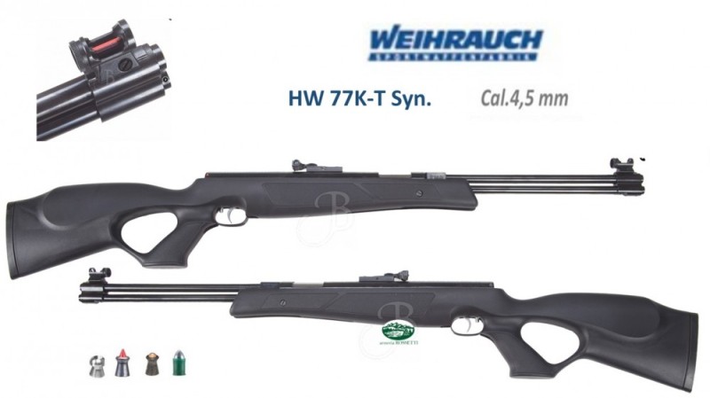 WEIHRAUCH HW 77K-T Thumbhole Syn. cal.4,5 libera vendita