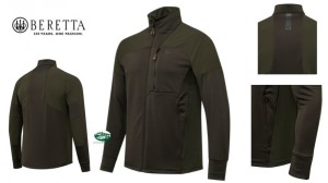 BERETTA Maglia Pile Kruma Verde P3791