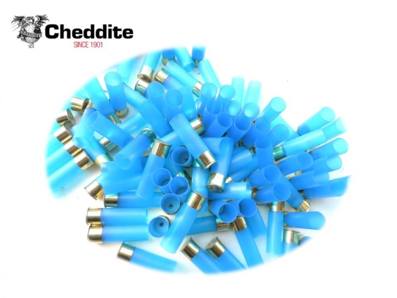 CHEDDITE bossoli cal.12 H.70 - T.3 Azzurro trasparente innesco CX2000 conf.100