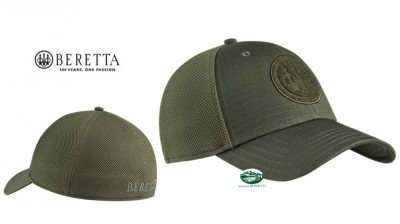 BERETTA Cappello Shield Flexfit verde BC015