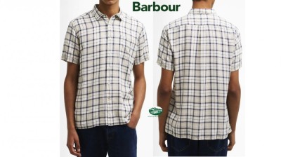 BARBOUR Camicia a maniche corte Midfield