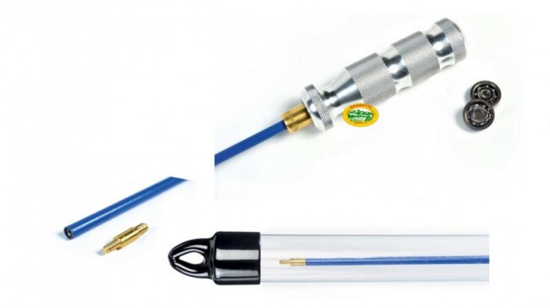STILCRIN bacchetta 110 cm con cuscinetto per carabina diam.6 mm