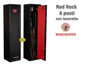 WINCHESTER Armadio Blindato Red Rock 6 fucili 
