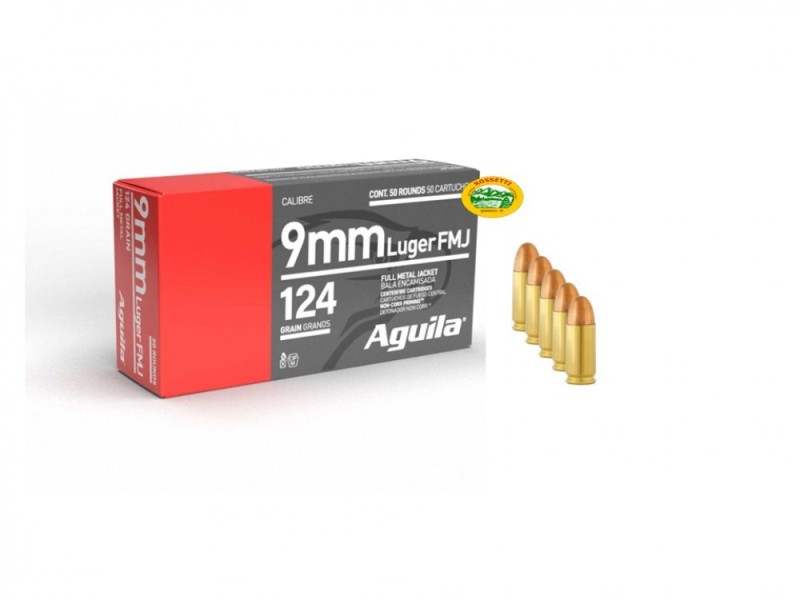 AGUILA munizioni cal.9x19 124 gr. FMJ