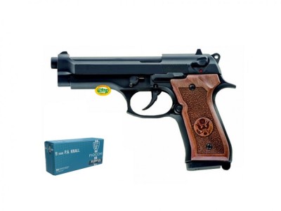 KIMAR Beretta 92 guancette legno cal.9 mm - pistola a salve