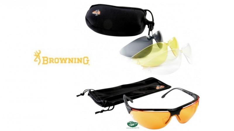 BROWNING Occhiali da tiro Claymaster con lenti intercambiabil  12715