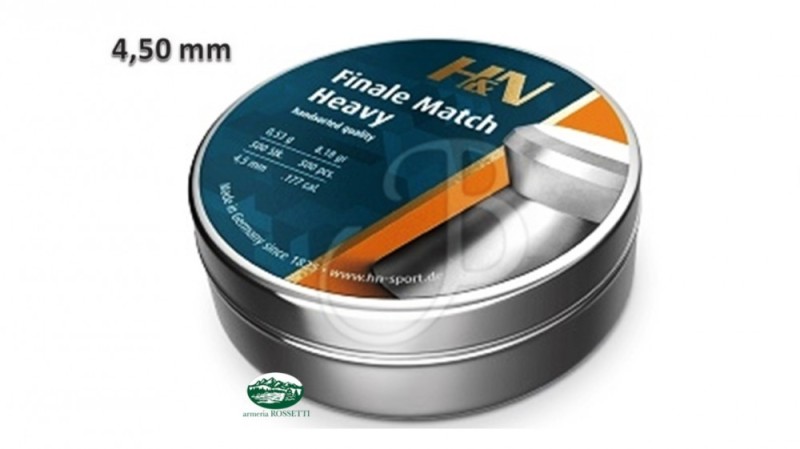 H&N SPORT Pallini FINALE MATCH HEAVY cal.4,50mm 0,53gr
