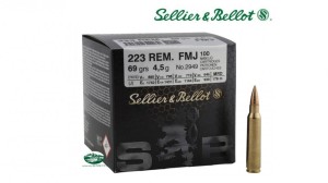 SELLIER & BELLOT munizioni cal.223 Rem FMJ 69 gr - conf. 100 pezzi 2949