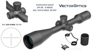 VECTOR OPTICS Continental 6-48X56T TACTICAL ED SFP 8X illuminato SCOL-TE52
