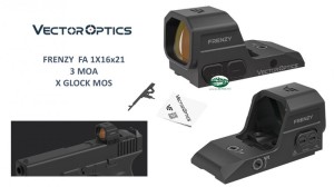 VECTOR OPTICS Punto rosso FRENZY FA 1X16x21 3 MOA per Glock mos SCRD-81