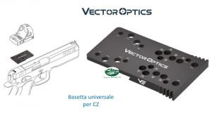 VECTOR OPTICS Piastrina universale per montaggio Red Dot su CZ SCFRM-21