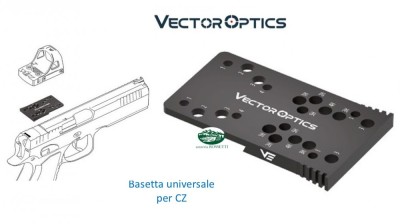 VECTOR OPTICS Piastrina universale per montaggio Red Dot su CZ SCFRM-21
