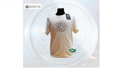 Beretta T-Shirt Anniversary 500 anni Bianca TS982