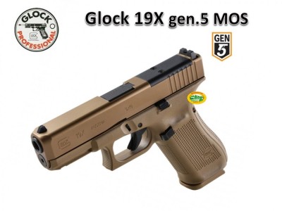 GLOCK 19X MOS cal.9x19 Coyote
