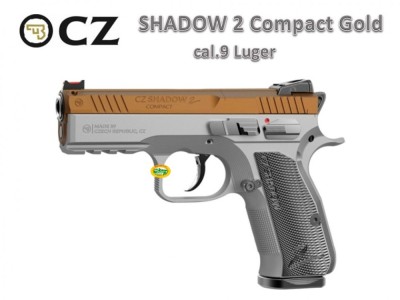 CZ SHADOW 2 Compact cal.9 Luger - GOLD