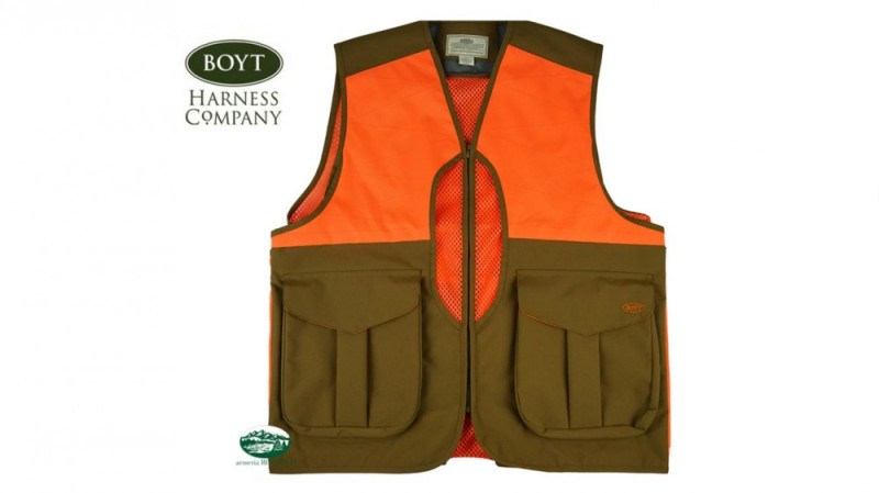 BOYT Gilet WAXED UPLAND inserti Orange 