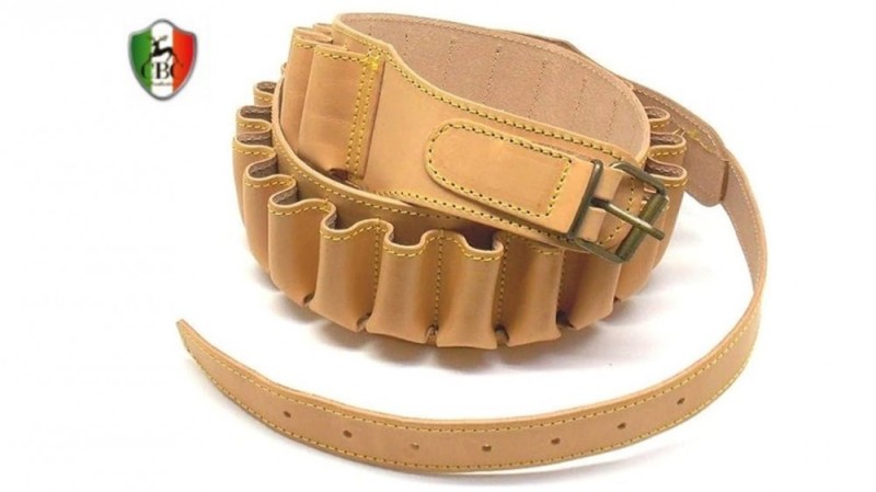 CBC Cartuccera in vacchetta naturale cal.36 - 30 celle
