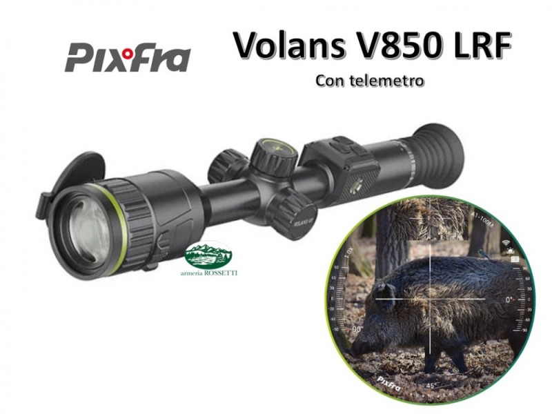 PIXFRA VOLANS V850 LRF canocchiale giorno e notte  con telemetro