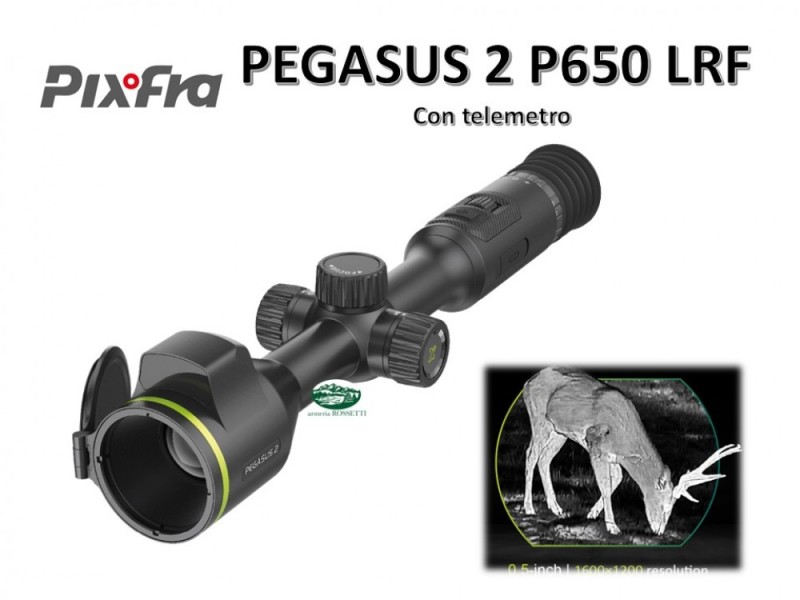 PIXFRA PEGASUS 2 LRF cannocchiale termico con telemetro