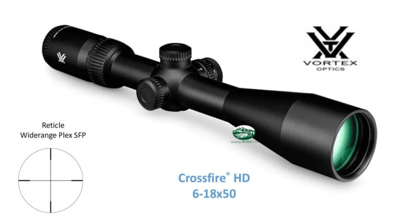 VORTEX CROSSFIRE HD 6-18X50 SFP Viderange Plex moa CFR-61802