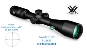 VORTEX CROSSFIRE HD 6-18×50 SFP Illuminated Dead-Hold 2A BDC MOA CFR-61801I