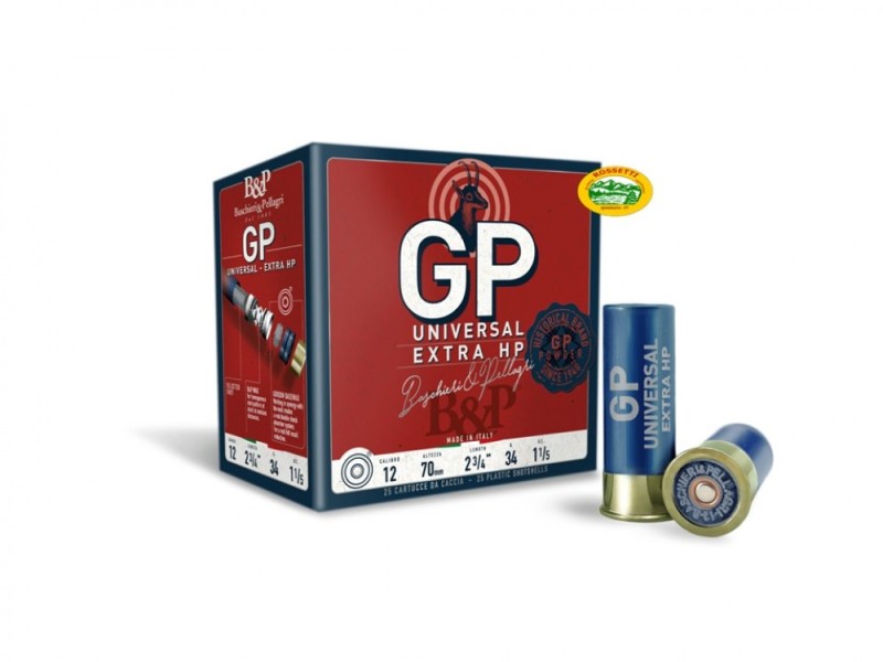 BASCHIERI & P. cartucce GP Universal Extra HP cal.12 gr.34 pb.6 speciale colombo