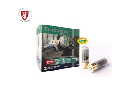 FIOCCHI cartucce Traditional Bio cal.12 gr.34 pb.9 senza contenitore