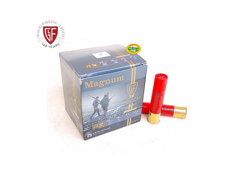 FIOCCHI cartucce Magnum cal.28 gr.33 pb.7 speciale colombaccio