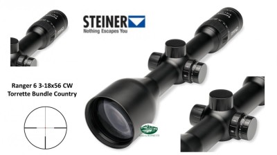 STEINER Ranger 6 3-18x56 CW Torrette Bundle Country