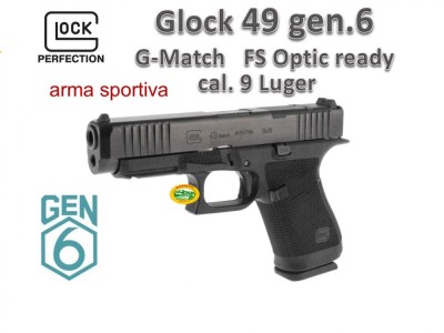 GLOCK 49 G-Match Gen.6 cal.9x19 Optic Ready