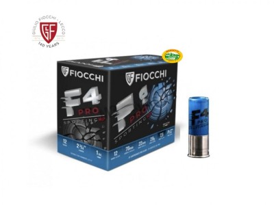 FIOCCHI cartucce F4 PRO SPORTING HP cal.12 gr.28 pb.7,5