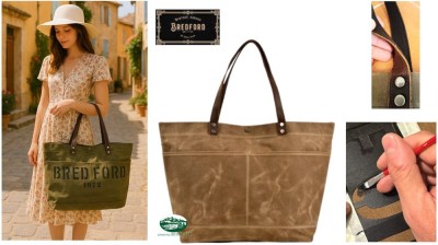 BREDFORD Borsa Waco wax colore tan 