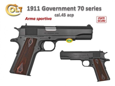 COLT 1911 GOVERNMENT serie 70 cal.45 acp - occasione R.16926