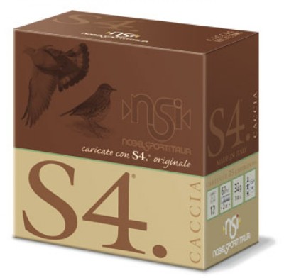 NOBEL cartucce S4 cal.12 gr.32 pb.7 speciale colombaccio