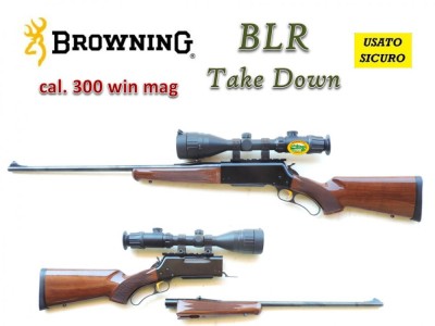 BROWNING BLR Take Down Magnum cal.300 win mag - occasione R.16941