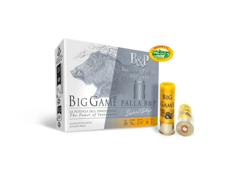 BASCHIERI & P. cartucce a palla Big Game HP cal.20 gr.28