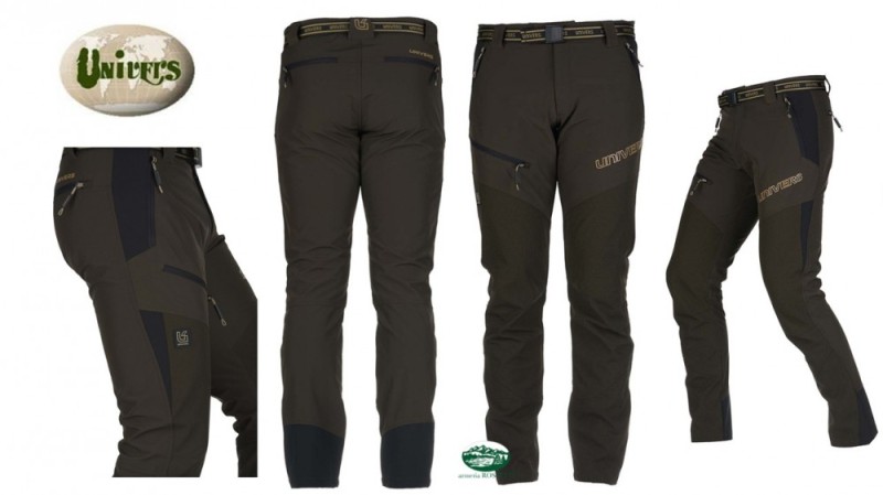 UNIVERS Pantaloni Oslo Softshell U-TEX verde 92849 