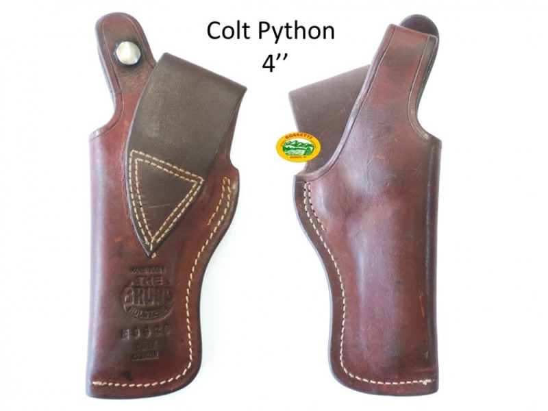 BRUNO HOLSTER fondina cuoio per Colt Python 4´´ - usata