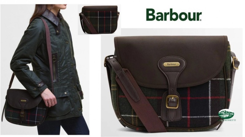 BARBOUR Borsa Cromarty colore olive donna