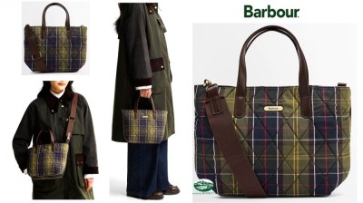 BARBOUR Borsa Mini Tote Quilted trapuntata da donna