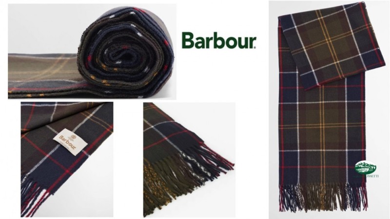 BARBOUR Sciarpa Mantella Stanway tartan classic unisex